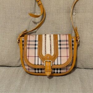 Burberry Haymarket Crossbody Bag